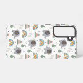 Cute Baby Speelgoed Pattern Samsung Galaxy Hoesje (Achterkant horizontaal)