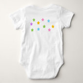 Cute Baby Sun, Moon and Star Romper (Achterkant)