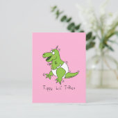 Cute Baby T-Rex Dinosaur Kinderen Briefkaart (Staand voorkant)