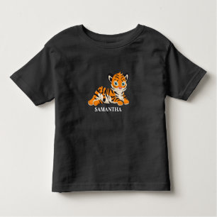 Cute Baby Tiger Kinder Shirts