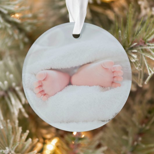 Cute Baby Toes and Feet Ornament (Boom)