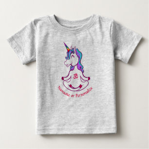 Cute Baby Unicorn Zen Yoga Meditation Namaste