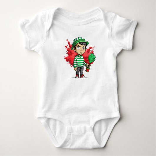 Cute babyshirt  romper (Voorkant)
