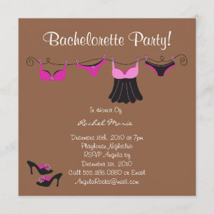 Cute Bachelorette Party Kaart