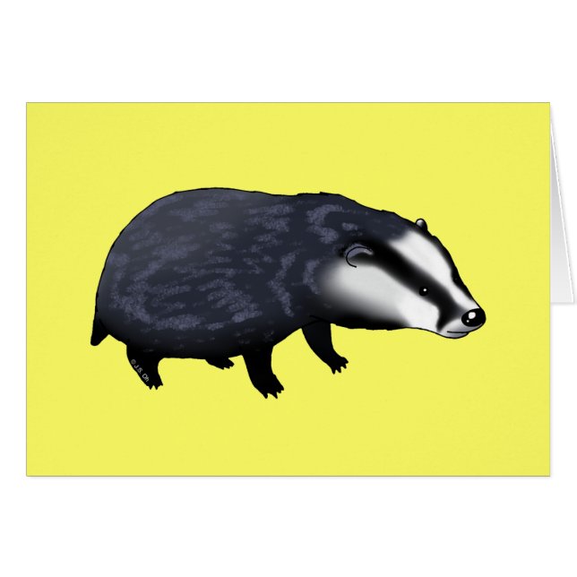 Cute badger (Voorkant Horizontaal)