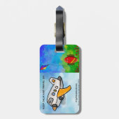 Cute Bagagelabel (Achterkant verticaal)