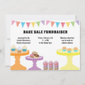 Cute Bake Vente Collecte de fonds Invitation (Devant)
