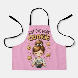 Cute Baker Girl Just One More Cookie Schort