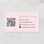 Cute Bakery & Catering Business Card Visitekaartje (Achterkant)
