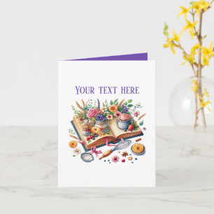 Cute Bakery kookboek aanpasbaar Kaart