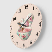 Cute baking lovers kitchen  grote klok (Hoek)