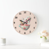 Cute baking lovers kitchen  grote klok (Huis)