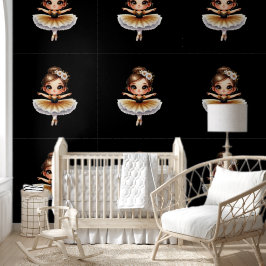 Cute Ballerina Behang