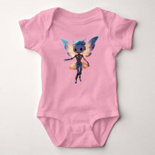 Cute Ballerina Dancing Robot Pixie Romper (Voorkant)