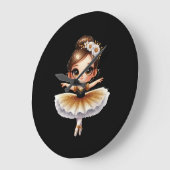 Cute Ballerina Grote Klok (Hoek)
