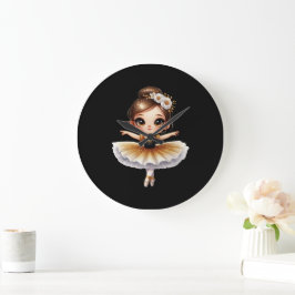 Cute Ballerina Grote Klok