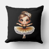 Cute Ballerina Kussen (Voorkant)