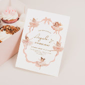 Cute Ballerinas Invitation Anniversaire