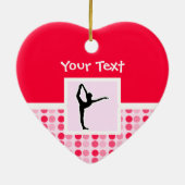 Cute Ballet Keramisch Ornament (Achterkant)