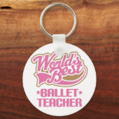 Cute Ballet-leraar Sleutelhanger (Voorkant)