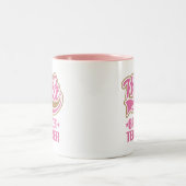 Cute Ballet-leraar Tweekleurige Koffiemok (Center)