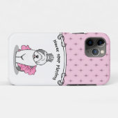 Cute Ballet Princess Old English Sheepdog Gray 1 Case-Mate iPhone Case (Achterkant (horizontaal))