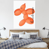 Cute Balloon Dog Thunder_Cove Canvas Afdruk (Insitu (Slaapkamer))