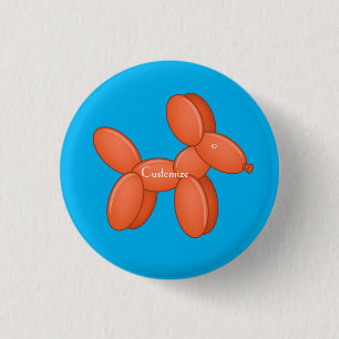 Cute Balloon Dog Thunder_Cove Ronde Button 3,2 Cm
