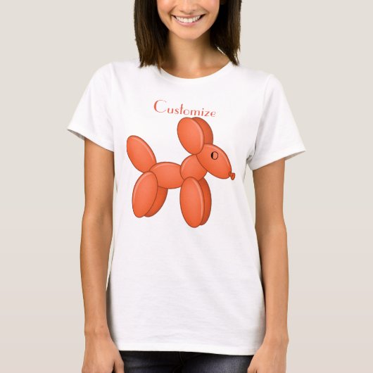 Cute Balloon Dog Thunder_Cove T-shirt (Voorkant)