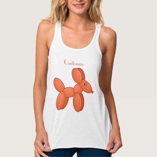 Cute Balloon Dog Thunder_Cove Tanktop (Voorkant)