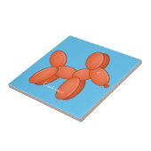 Cute Balloon Dog Thunder_Cove Tegeltje (Zijkant)