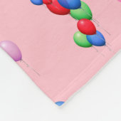Cute Balloons Fleece Deken (Hoek)