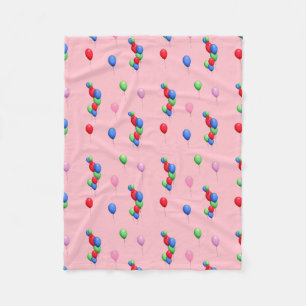 Cute Balloons Fleece Deken