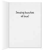 Cute Banana Girl Valentine's Day Card (Intérieur (Droit))