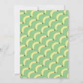 Cute Banana Green Boy Baby shower Invitation (Dos)