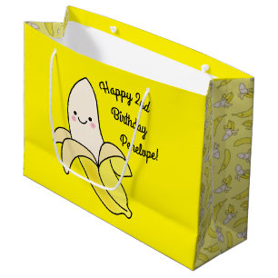 Cute Banana Kids Birthday Kawaii Groot Cadeauzakje