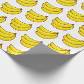 Cute Banana Pattern Cadeaupapier (Hoek)