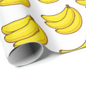 Cute Banana Pattern Cadeaupapier (Rol Hoek)