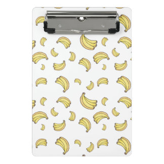 Cute Banana Pattern | Hand Drawn Banana Aesthetic  Mini Klembord