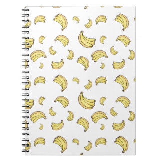 Cute Banana Pattern | Hand Drawn Banana Aesthetic  Notitieboek