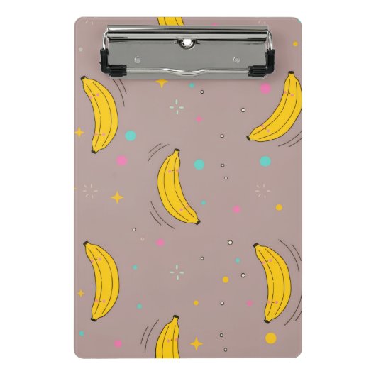 Cute Banana Pattern Mini Clipboard Mini Klembord (Voorkant)