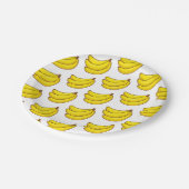 Cute Banana Pattern Papieren Bordje (Gekanteld)