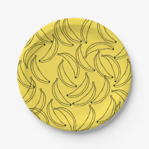 Cute Bananas Paper Borden Papieren Bordje