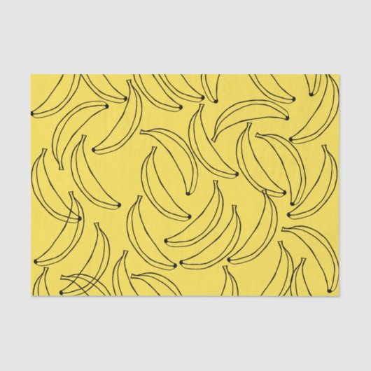 Cute Bananas Tissue Paper Tissuepapier (Voorkant)