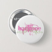 Cute Baritone Music Button (Voorkant /achterkant)
