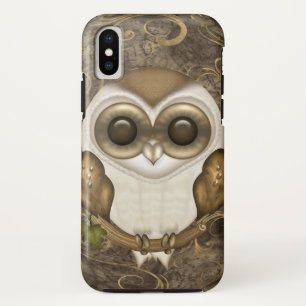 Cute Barn Owl iPhone X Hoesje
