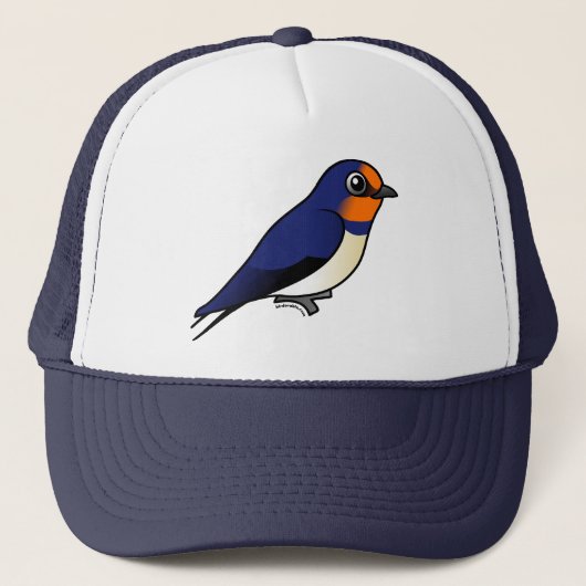 Cute Barn Swallow Trucker Pet (Voorkant)