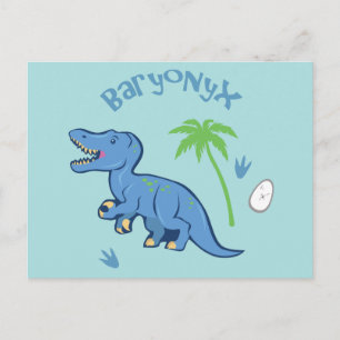 Cute Baryonyx Briefkaart