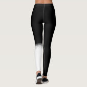 Cute Basenji Dog in zwarte en witte en aangepaste  Leggings (Achterkant)