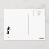 Cute Bashkir Horse Cartoon Briefkaart (Achterkant)